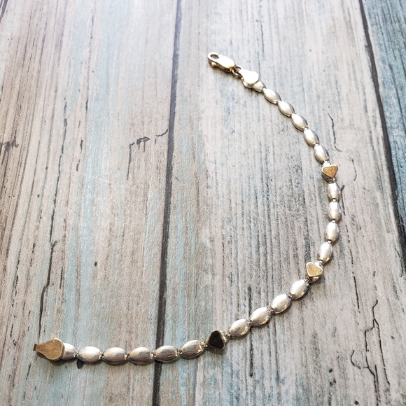 Jewelry - 💕HP💕925 Italy Two Tones Bracelet!